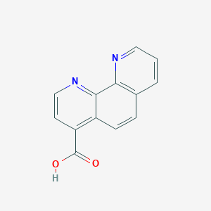 1,10-Phenanthroline-4-carboxylic acid chemical structure (CAS 31301-27-6)