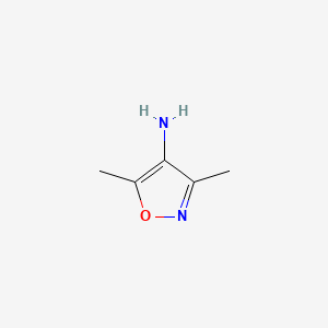 3,5-Dimethylisoxazol-4-amine chemical structure (CAS 31329-64-3)