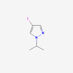4-Iodo-1-isopropylpyrazole chemical structure (CAS 313350-82-2)