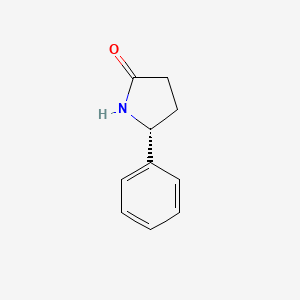 (R)-5-Phenylpyrrolidin-2-one chemical structure (CAS 313352-62-4)