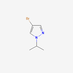 4-Bromo-1-isopropylpyrazole chemical structure (CAS 313735-62-5)