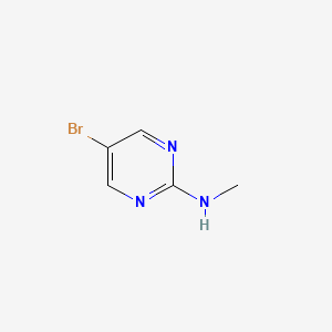 5-Bromo-N-methylpyrimidin-2-amine chemical structure (CAS 31402-54-7)