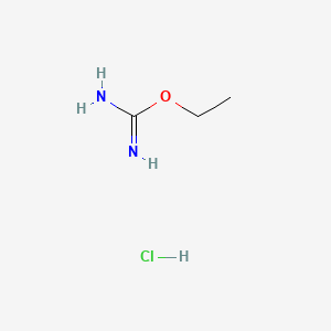 Ethyl carbamimidate hydrochloride chemical structure (CAS 31407-74-6)