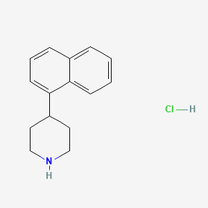 4-(Naphthalen-1-yl)piperidine hydrochloride chemical structure (CAS 314083-21-1)