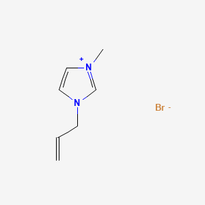 1-Allyl-3-methylimidazolium bromide chemical structure (CAS 31410-07-8)