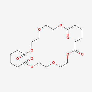 1,4,7,14,17,20-Hexaoxacyclohexacosane-8,13,21,26-tetraone chemical structure (CAS 314254-68-7)