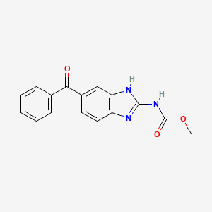 Methyl (5-benzoyl-1H-benzo[d]imidazol-2-yl)carbamate chemical structure (CAS 31431-39-7)