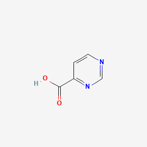 Pyrimidine-4-carboxylic acid chemical structure (CAS 31462-59-6)