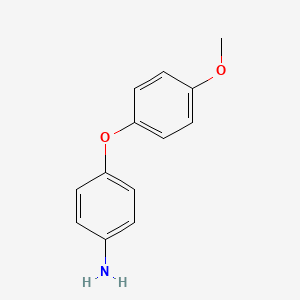 4-(4-Methoxyphenoxy)aniline chemical structure (CAS 31465-36-8)