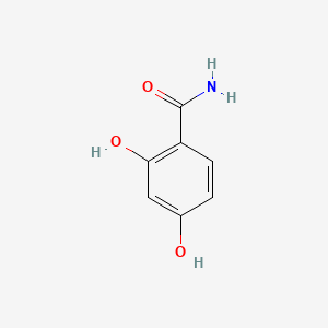 2,4-Dihydroxybenzamide chemical structure (CAS 3147-45-3)