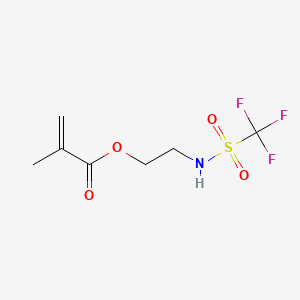 2-(Trifluoromethylsulfonamido)ethyl methacrylate chemical structure (CAS 314756-98-4)