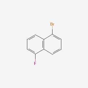 1-Bromo-5-fluoronaphthalene chemical structure (CAS 315-56-0)