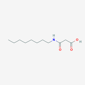 3-(Octylamino)-3-oxopropanoic acid chemical structure (CAS 3151-49-3)