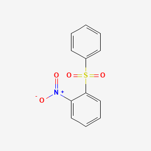 1-Nitro-2-(phenylsulfonyl)benzene chemical structure (CAS 31515-43-2)