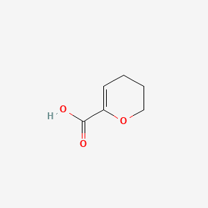 3,4-Dihydro-2H-pyran-6-carboxylic acid chemical structure (CAS 31518-14-6)