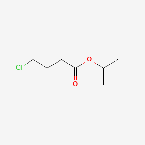 Isopropyl 4-chlorobutanoate chemical structure (CAS 3153-34-2)