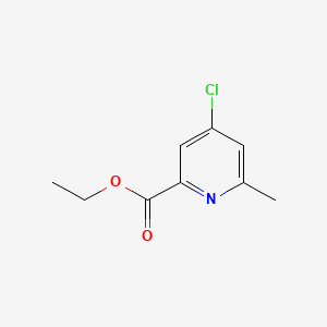 Ethyl 4-chloro-6-methylpicolinate chemical structure (CAS 315494-03-2)
