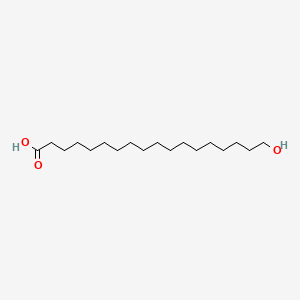 18-Hydroxyoctadecanoic acid chemical structure (CAS 3155-42-8)