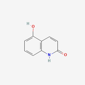 5-Hydroxyquinolin-2(1H)-one chemical structure (CAS 31570-97-5)