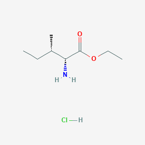 D-allo-Isoleucine Ethyl Ester Hydrochloride chemical structure (CAS 315700-65-3)