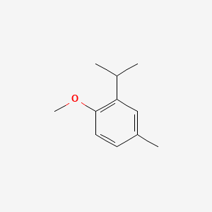 2-Isopropyl-1-methoxy-4-methylbenzene chemical structure (CAS 31574-44-4)