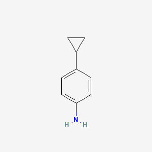 4-Cyclopropylaniline chemical structure (CAS 3158-71-2)