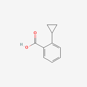 2-Cyclopropylbenzoic acid chemical structure (CAS 3158-74-5)