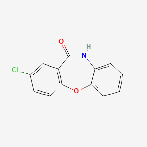 2-Chlorodibenzo[b,f][1,4]oxazepin-11(10H)-one chemical structure (CAS 3158-91-6)