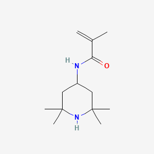 N-(2,2,6,6-Tetramethylpiperidin-4-yl)methacrylamide chemical structure (CAS 31582-46-4)