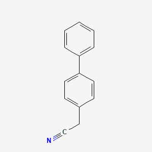 4-Biphenylacetonitrile chemical structure (CAS 31603-77-7)