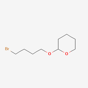 2-(4-Bromobutoxy)tetrahydro-2H-pyran chemical structure (CAS 31608-22-7)
