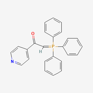 1-(Pyridin-4-yl)-2-(triphenylphosphoranylidene)ethanone chemical structure (CAS 316124-45-5)