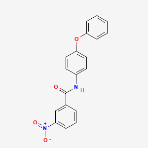 3-Nitro-N-(4-phenoxyphenyl)benzamide chemical structure (CAS 316146-57-3)