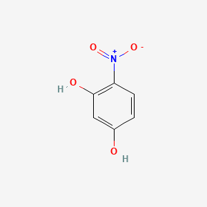 4-Nitrobenzene-1,3-diol chemical structure (CAS 3163-07-3)