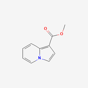Methyl indolizine-1-carboxylate chemical structure (CAS 316375-85-6)