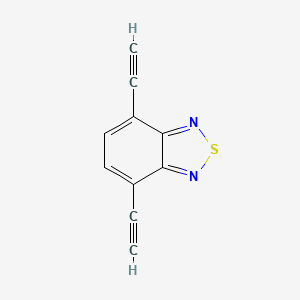 4,7-Diethynylbenzo[c][1,2,5]thiadiazole chemical structure (CAS 316384-85-7)