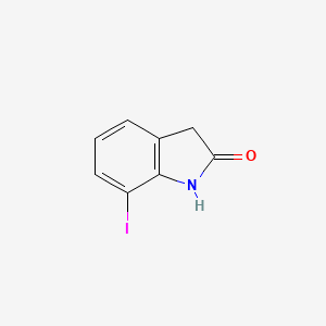 7-Iodooxindole chemical structure (CAS 31676-49-0)