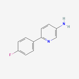 6-(4-Fluorophenyl)pyridin-3-amine chemical structure (CAS 31676-70-7)