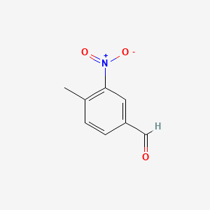 4-Methyl-3-nitrobenzaldehyde chemical structure (CAS 31680-07-6)