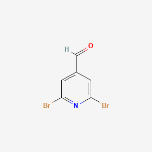 2,6-Dibromoisonicotinaldehyde chemical structure (CAS 316800-46-1)