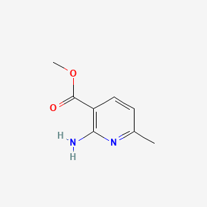 Methyl 2-amino-6-methylnicotinate chemical structure (CAS 31686-93-8)