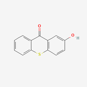 2-Hydroxy-9H-thioxanthen-9-one chemical structure (CAS 31696-67-0)