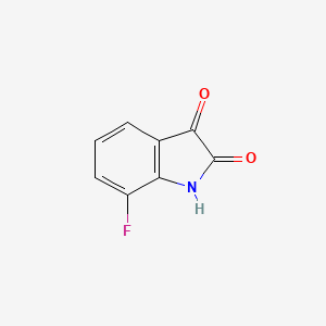 7-Fluoroindoline-2,3-dione chemical structure (CAS 317-20-4)