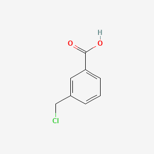 3-(Chloromethyl)benzoic acid chemical structure (CAS 31719-77-4)