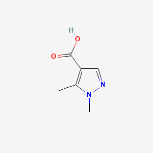 1,5-Dimethyl-1H-pyrazole-4-carboxylic acid chemical structure (CAS 31728-75-3)