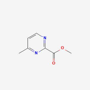 Methyl 4-methylpyrimidine-2-carboxylate chemical structure (CAS 317334-58-0)