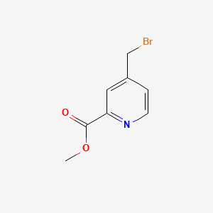 Methyl 4-(bromomethyl)picolinate chemical structure (CAS 317335-16-3)
