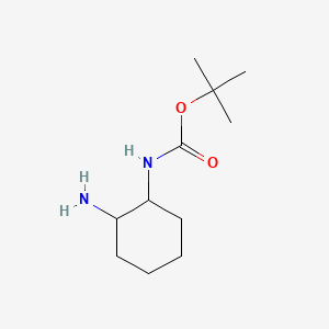 tert-Butyl (2-aminocyclohexyl)carbamate chemical structure (CAS 317595-54-3)