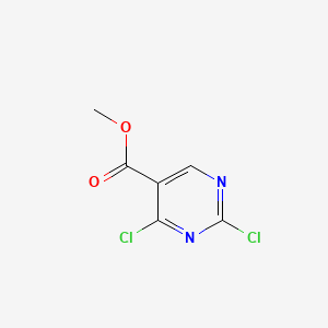 Methyl 2,4-dichloropyrimidine-5-carboxylate chemical structure (CAS 3177-20-6)