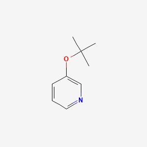 3-(tert-Butoxy)pyridine chemical structure (CAS 31776-90-6)